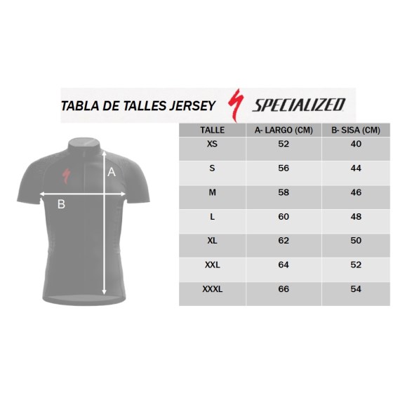 Jersey Specialized LEVEL CURVES NEGRO