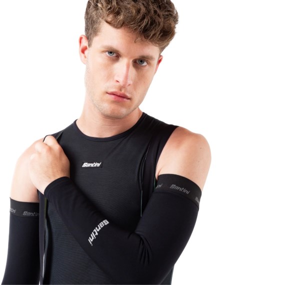 Manguitas SANTINI Unisex Black Totum