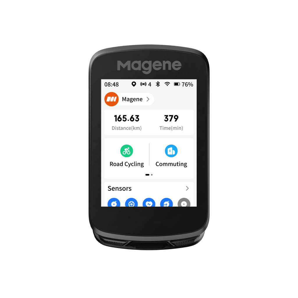 Ciclocomputadora para bicicleta Magene C606 V2 con GPS