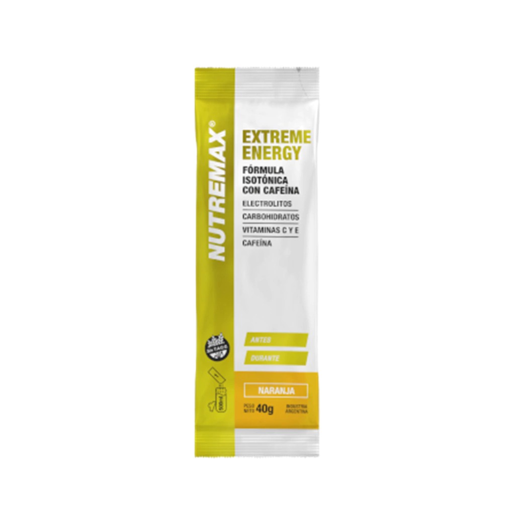 Nutremax Extreme Energy naranja monodosis