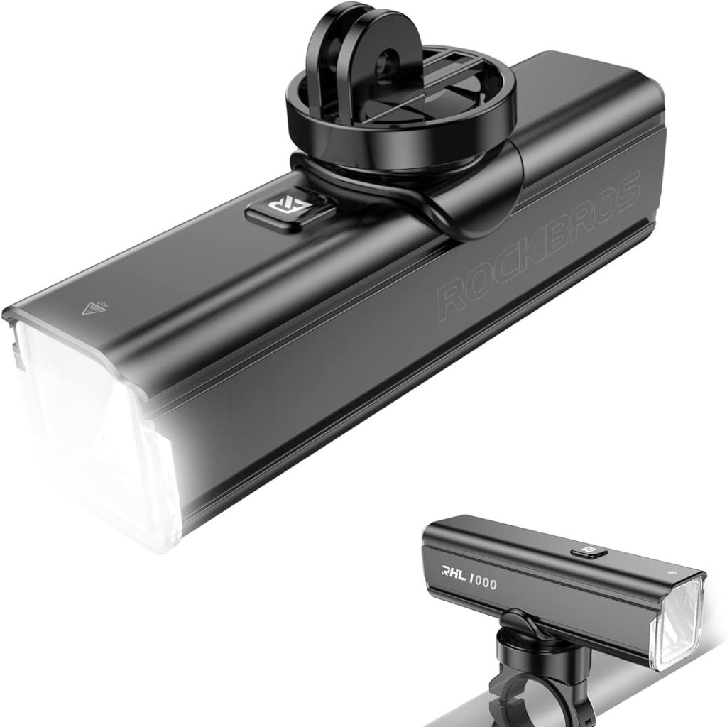Luz delantera LED Rockbros RHL1000 1000 lúmenes