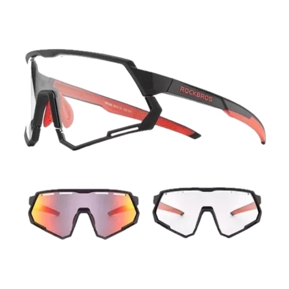 Lentes Rockbros polarizados fotocromáticos