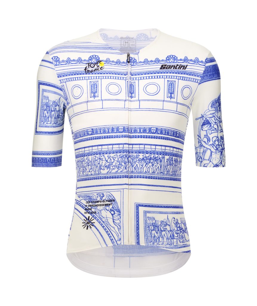 Jersey Santini Tour de France Arc de Triomphe unisex