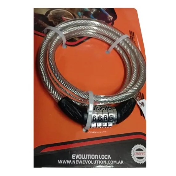 Traba de seguridad New Evolution NE-872 con clave de 4 dígitos