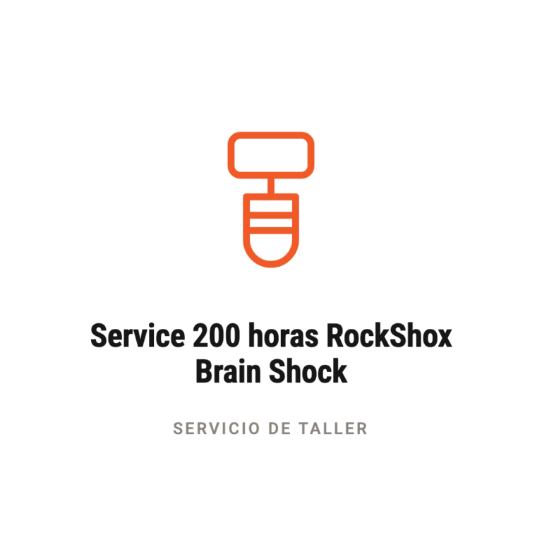 Service 200 horas RockShox Brain Shock